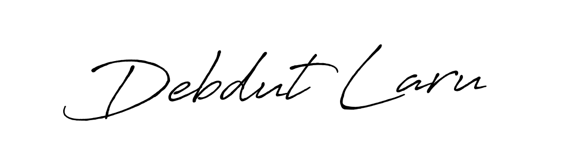 Once you've used our free online signature maker to create your best signature Antro_Vectra_Bolder style, it's time to enjoy all of the benefits that Debdut Laru name signing documents. Debdut Laru signature style 7 images and pictures png