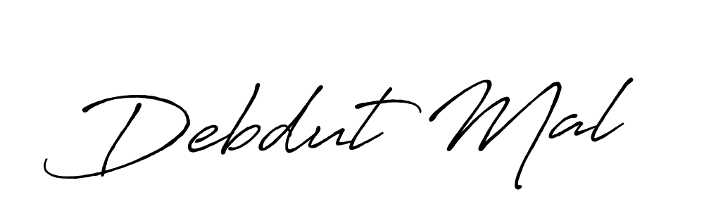 Also we have Debdut Mal name is the best signature style. Create professional handwritten signature collection using Antro_Vectra_Bolder autograph style. Debdut Mal signature style 7 images and pictures png