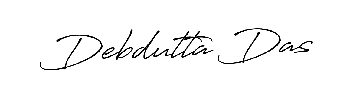 Design your own signature with our free online signature maker. With this signature software, you can create a handwritten (Antro_Vectra_Bolder) signature for name Debdutta Das. Debdutta Das signature style 7 images and pictures png