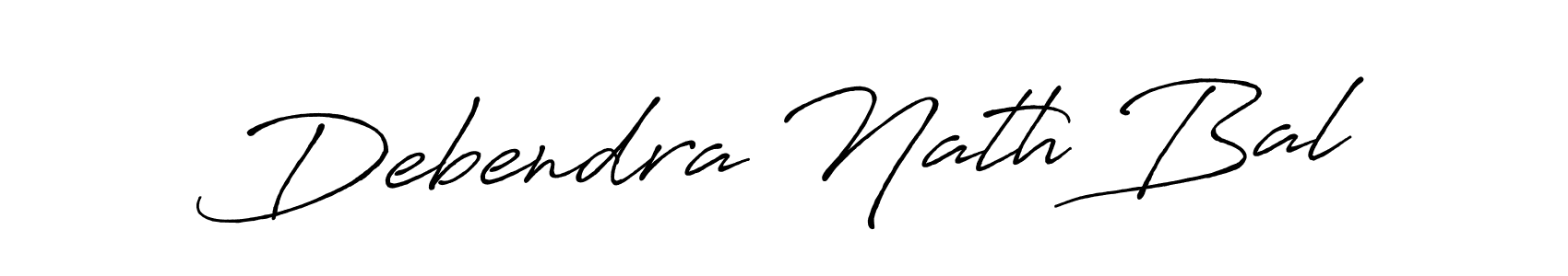 Debendra Nath Bal stylish signature style. Best Handwritten Sign (Antro_Vectra_Bolder) for my name. Handwritten Signature Collection Ideas for my name Debendra Nath Bal. Debendra Nath Bal signature style 7 images and pictures png