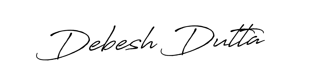 You should practise on your own different ways (Antro_Vectra_Bolder) to write your name (Debesh Dutta) in signature. don't let someone else do it for you. Debesh Dutta signature style 7 images and pictures png