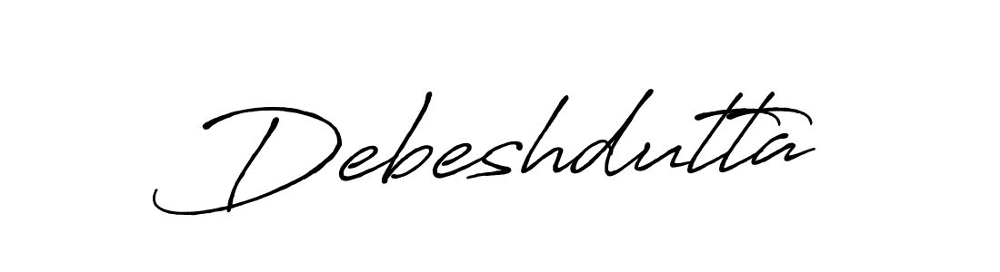 Design your own signature with our free online signature maker. With this signature software, you can create a handwritten (Antro_Vectra_Bolder) signature for name Debeshdutta. Debeshdutta signature style 7 images and pictures png