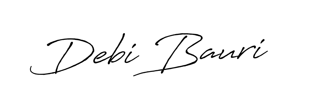 How to Draw Debi Bauri signature style? Antro_Vectra_Bolder is a latest design signature styles for name Debi Bauri. Debi Bauri signature style 7 images and pictures png