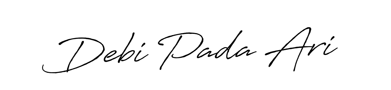 Make a beautiful signature design for name Debi Pada Ari. Use this online signature maker to create a handwritten signature for free. Debi Pada Ari signature style 7 images and pictures png