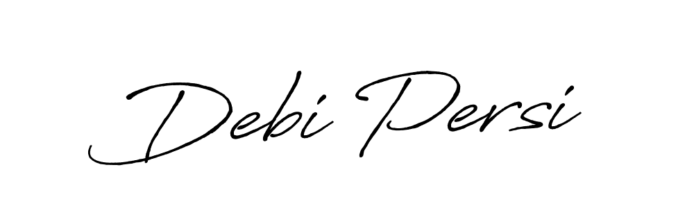 Design your own signature with our free online signature maker. With this signature software, you can create a handwritten (Antro_Vectra_Bolder) signature for name Debi Persi. Debi Persi signature style 7 images and pictures png