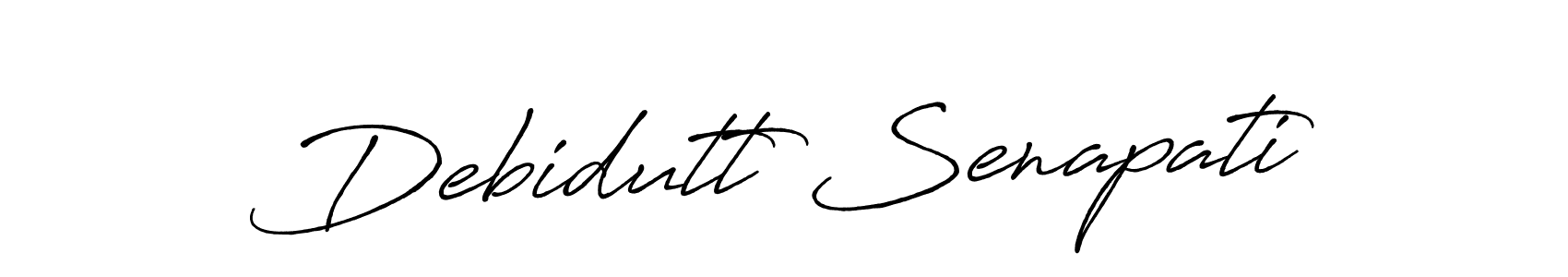 Debidutt Senapati stylish signature style. Best Handwritten Sign (Antro_Vectra_Bolder) for my name. Handwritten Signature Collection Ideas for my name Debidutt Senapati. Debidutt Senapati signature style 7 images and pictures png