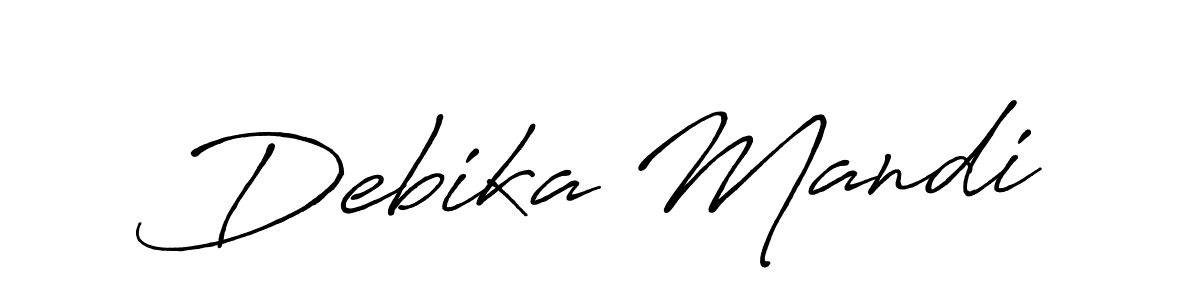 You should practise on your own different ways (Antro_Vectra_Bolder) to write your name (Debika Mandi) in signature. don't let someone else do it for you. Debika Mandi signature style 7 images and pictures png
