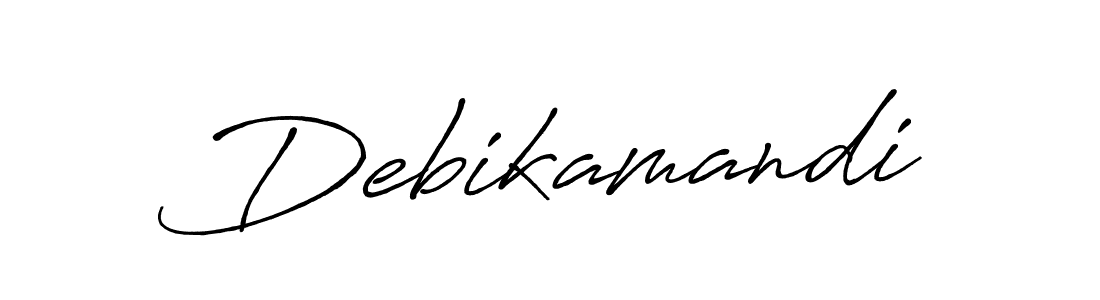 How to make Debikamandi name signature. Use Antro_Vectra_Bolder style for creating short signs online. This is the latest handwritten sign. Debikamandi signature style 7 images and pictures png