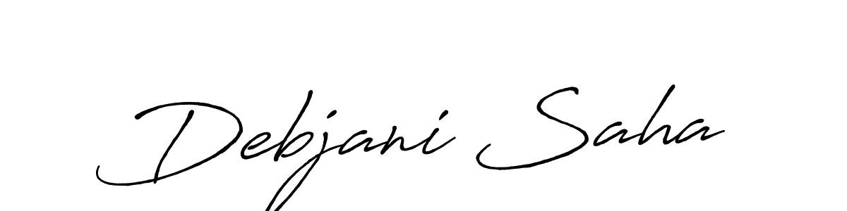 Make a beautiful signature design for name Debjani Saha. Use this online signature maker to create a handwritten signature for free. Debjani Saha signature style 7 images and pictures png