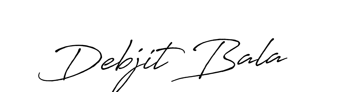 Design your own signature with our free online signature maker. With this signature software, you can create a handwritten (Antro_Vectra_Bolder) signature for name Debjit Bala. Debjit Bala signature style 7 images and pictures png