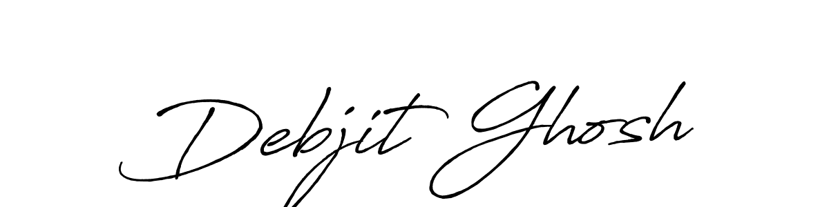 It looks lik you need a new signature style for name Debjit Ghosh. Design unique handwritten (Antro_Vectra_Bolder) signature with our free signature maker in just a few clicks. Debjit Ghosh signature style 7 images and pictures png