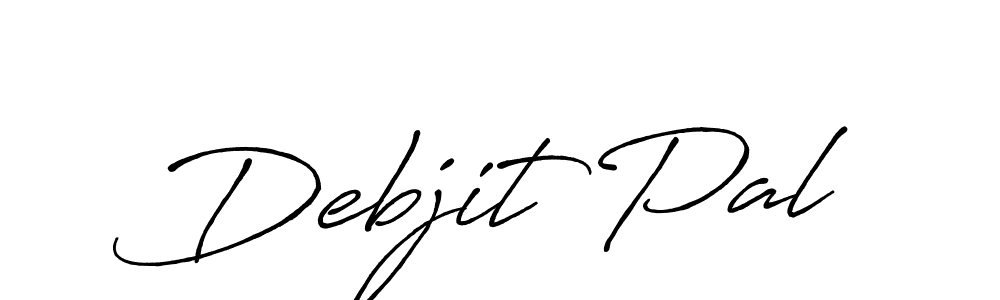 How to make Debjit Pal name signature. Use Antro_Vectra_Bolder style for creating short signs online. This is the latest handwritten sign. Debjit Pal signature style 7 images and pictures png