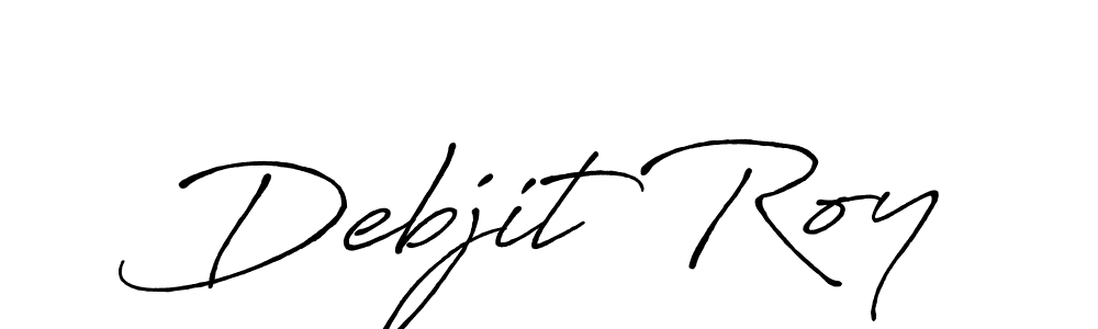 You should practise on your own different ways (Antro_Vectra_Bolder) to write your name (Debjit Roy) in signature. don't let someone else do it for you. Debjit Roy signature style 7 images and pictures png