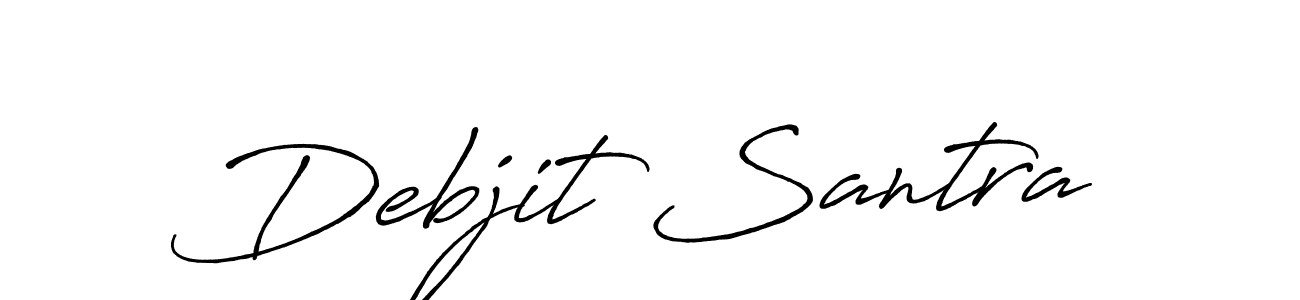 if you are searching for the best signature style for your name Debjit Santra. so please give up your signature search. here we have designed multiple signature styles  using Antro_Vectra_Bolder. Debjit Santra signature style 7 images and pictures png