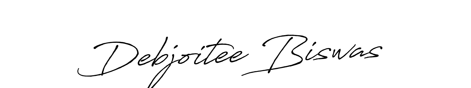 Also You can easily find your signature by using the search form. We will create Debjoitee Biswas name handwritten signature images for you free of cost using Antro_Vectra_Bolder sign style. Debjoitee Biswas signature style 7 images and pictures png