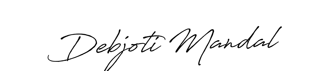Debjoti Mandal stylish signature style. Best Handwritten Sign (Antro_Vectra_Bolder) for my name. Handwritten Signature Collection Ideas for my name Debjoti Mandal. Debjoti Mandal signature style 7 images and pictures png