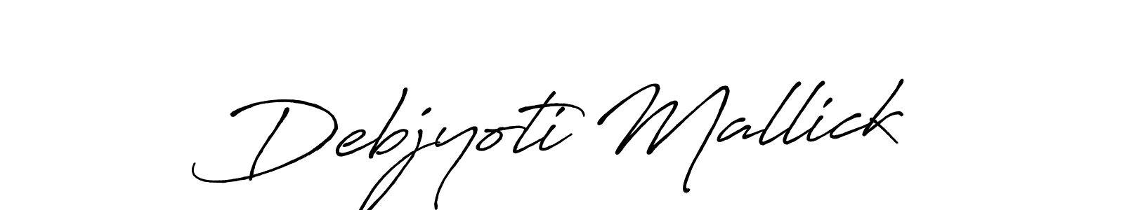 It looks lik you need a new signature style for name Debjyoti Mallick. Design unique handwritten (Antro_Vectra_Bolder) signature with our free signature maker in just a few clicks. Debjyoti Mallick signature style 7 images and pictures png