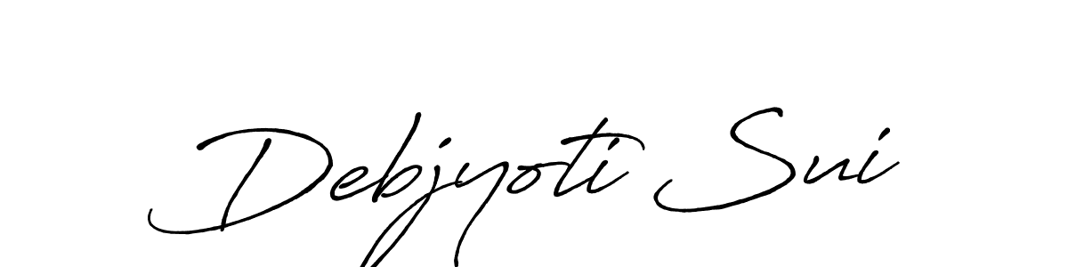 Check out images of Autograph of Debjyoti Sui name. Actor Debjyoti Sui Signature Style. Antro_Vectra_Bolder is a professional sign style online. Debjyoti Sui signature style 7 images and pictures png