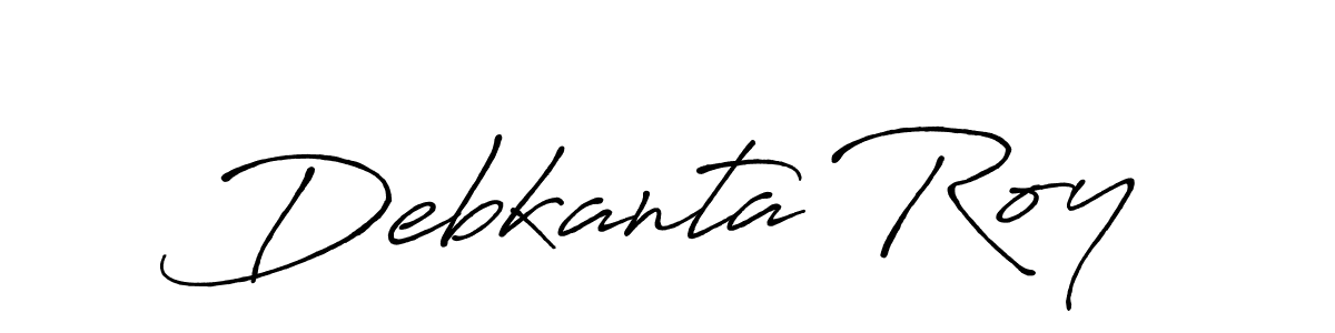 You can use this online signature creator to create a handwritten signature for the name Debkanta Roy. This is the best online autograph maker. Debkanta Roy signature style 7 images and pictures png