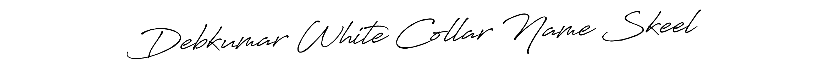 Also we have Debkumar White Collar Name Skeel name is the best signature style. Create professional handwritten signature collection using Antro_Vectra_Bolder autograph style. Debkumar White Collar Name Skeel signature style 7 images and pictures png