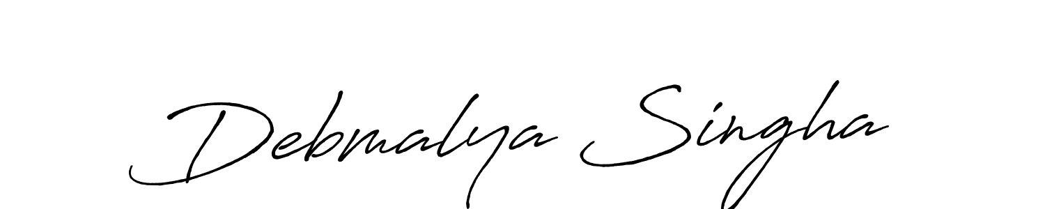 Best and Professional Signature Style for Debmalya Singha. Antro_Vectra_Bolder Best Signature Style Collection. Debmalya Singha signature style 7 images and pictures png