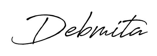 Build your personal autograph collection for name Debmita with Antro_Vectra_Bolder design. Browse, select, and save your favorites. Debmita signature style 7 images and pictures png