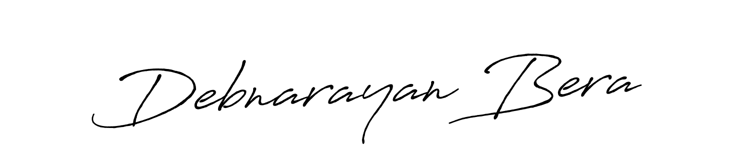 How to make Debnarayan Bera name signature. Use Antro_Vectra_Bolder style for creating short signs online. This is the latest handwritten sign. Debnarayan Bera signature style 7 images and pictures png