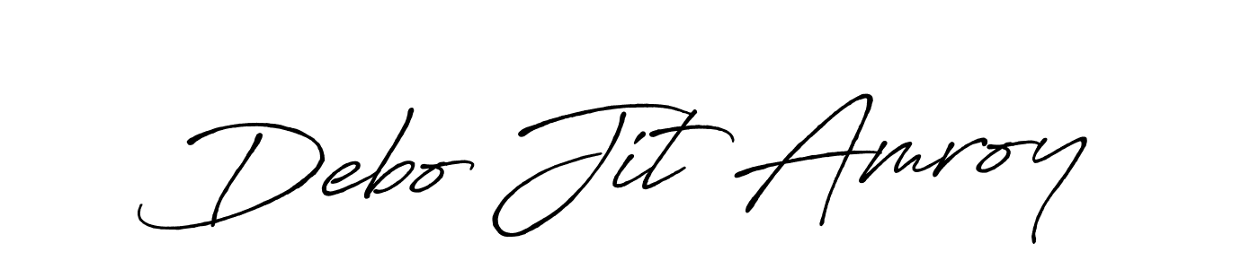 You should practise on your own different ways (Antro_Vectra_Bolder) to write your name (Debo Jit Amroy) in signature. don't let someone else do it for you. Debo Jit Amroy signature style 7 images and pictures png