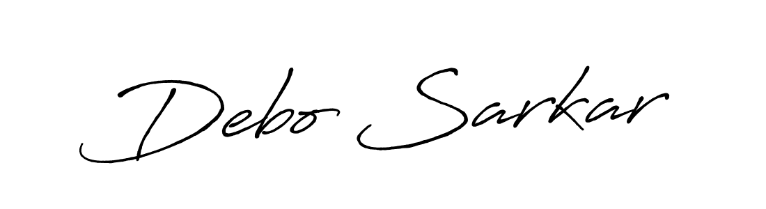 Also we have Debo Sarkar name is the best signature style. Create professional handwritten signature collection using Antro_Vectra_Bolder autograph style. Debo Sarkar signature style 7 images and pictures png