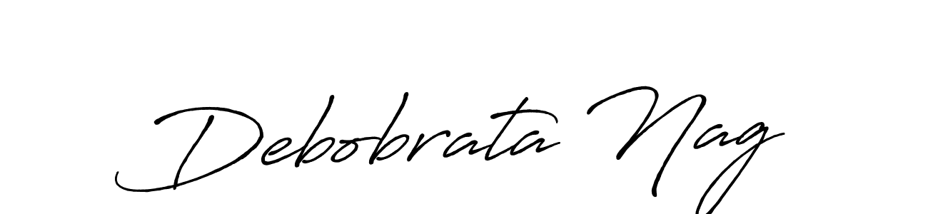 Design your own signature with our free online signature maker. With this signature software, you can create a handwritten (Antro_Vectra_Bolder) signature for name Debobrata Nag. Debobrata Nag signature style 7 images and pictures png