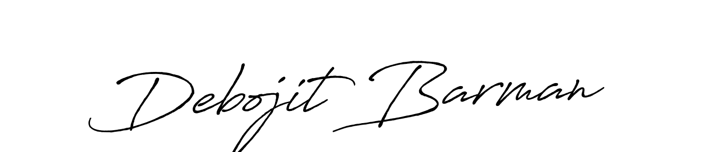 Debojit Barman stylish signature style. Best Handwritten Sign (Antro_Vectra_Bolder) for my name. Handwritten Signature Collection Ideas for my name Debojit Barman. Debojit Barman signature style 7 images and pictures png