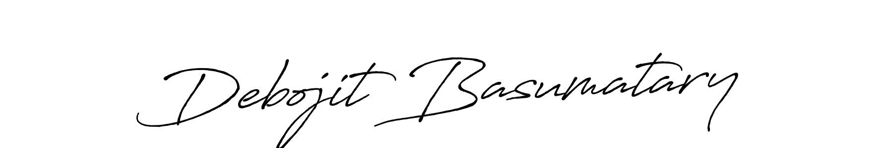 Debojit Basumatary stylish signature style. Best Handwritten Sign (Antro_Vectra_Bolder) for my name. Handwritten Signature Collection Ideas for my name Debojit Basumatary. Debojit Basumatary signature style 7 images and pictures png