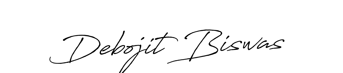 How to make Debojit Biswas name signature. Use Antro_Vectra_Bolder style for creating short signs online. This is the latest handwritten sign. Debojit Biswas signature style 7 images and pictures png