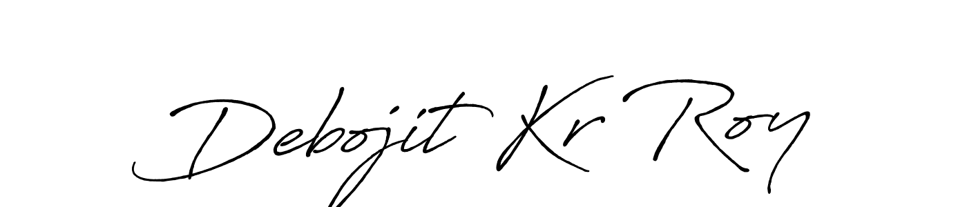 Once you've used our free online signature maker to create your best signature Antro_Vectra_Bolder style, it's time to enjoy all of the benefits that Debojit Kr Roy name signing documents. Debojit Kr Roy signature style 7 images and pictures png
