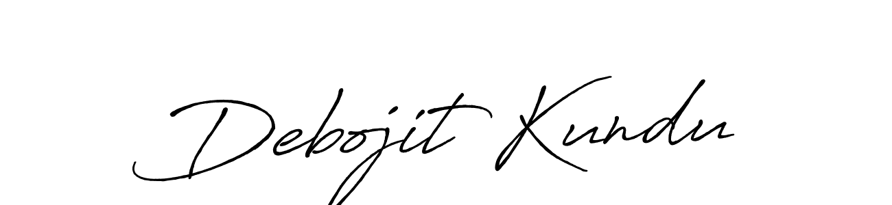 How to make Debojit Kundu signature? Antro_Vectra_Bolder is a professional autograph style. Create handwritten signature for Debojit Kundu name. Debojit Kundu signature style 7 images and pictures png