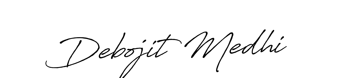 Also You can easily find your signature by using the search form. We will create Debojit Medhi name handwritten signature images for you free of cost using Antro_Vectra_Bolder sign style. Debojit Medhi signature style 7 images and pictures png