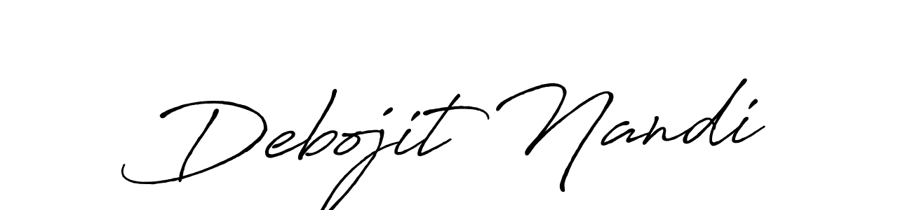 The best way (Antro_Vectra_Bolder) to make a short signature is to pick only two or three words in your name. The name Debojit Nandi include a total of six letters. For converting this name. Debojit Nandi signature style 7 images and pictures png