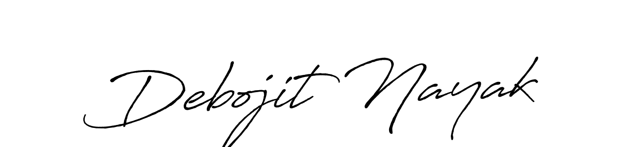 Antro_Vectra_Bolder is a professional signature style that is perfect for those who want to add a touch of class to their signature. It is also a great choice for those who want to make their signature more unique. Get Debojit Nayak name to fancy signature for free. Debojit Nayak signature style 7 images and pictures png