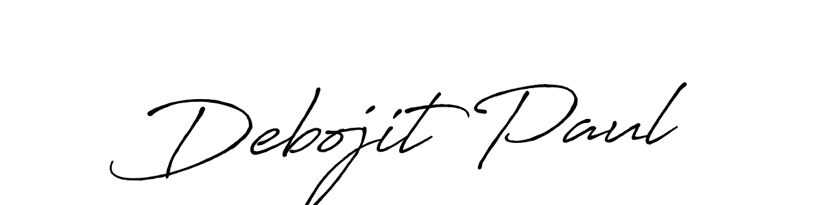Antro_Vectra_Bolder is a professional signature style that is perfect for those who want to add a touch of class to their signature. It is also a great choice for those who want to make their signature more unique. Get Debojit Paul name to fancy signature for free. Debojit Paul signature style 7 images and pictures png