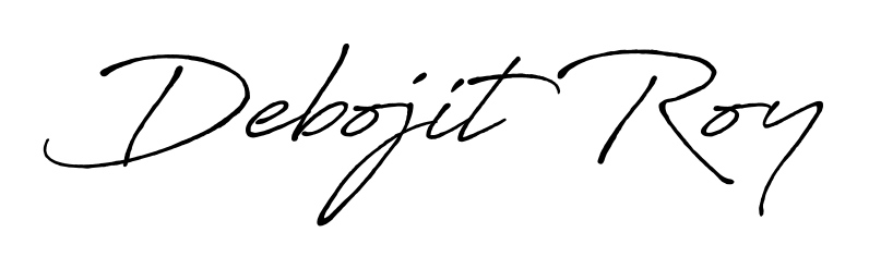 Check out images of Autograph of Debojit Roy name. Actor Debojit Roy Signature Style. Antro_Vectra_Bolder is a professional sign style online. Debojit Roy signature style 7 images and pictures png