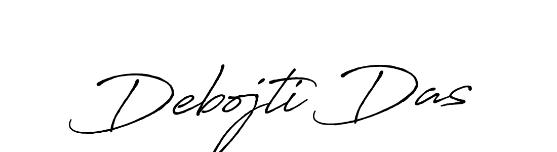 Debojti Das stylish signature style. Best Handwritten Sign (Antro_Vectra_Bolder) for my name. Handwritten Signature Collection Ideas for my name Debojti Das. Debojti Das signature style 7 images and pictures png
