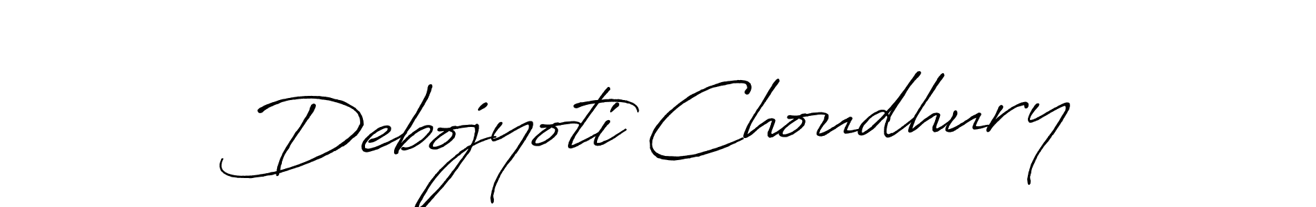 It looks lik you need a new signature style for name Debojyoti Choudhury. Design unique handwritten (Antro_Vectra_Bolder) signature with our free signature maker in just a few clicks. Debojyoti Choudhury signature style 7 images and pictures png