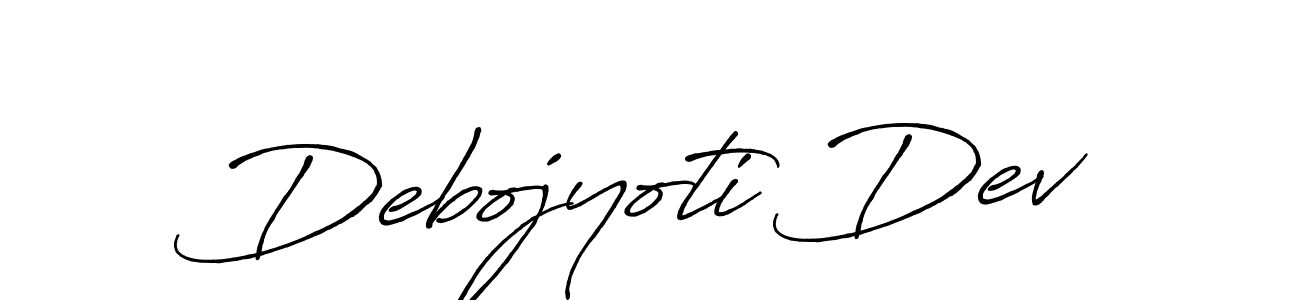Antro_Vectra_Bolder is a professional signature style that is perfect for those who want to add a touch of class to their signature. It is also a great choice for those who want to make their signature more unique. Get Debojyoti Dev name to fancy signature for free. Debojyoti Dev signature style 7 images and pictures png