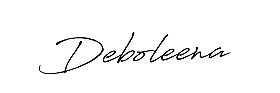 Antro_Vectra_Bolder is a professional signature style that is perfect for those who want to add a touch of class to their signature. It is also a great choice for those who want to make their signature more unique. Get Deboleena name to fancy signature for free. Deboleena signature style 7 images and pictures png