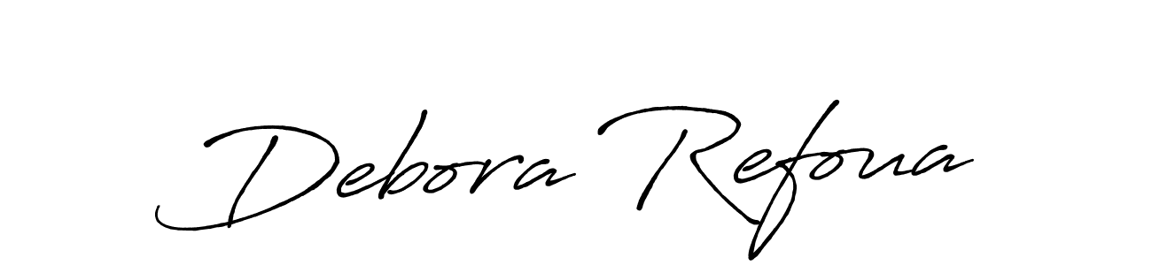 This is the best signature style for the Debora Refoua name. Also you like these signature font (Antro_Vectra_Bolder). Mix name signature. Debora Refoua signature style 7 images and pictures png