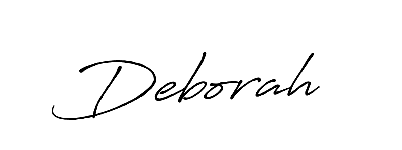 The best way (Antro_Vectra_Bolder) to make a short signature is to pick only two or three words in your name. The name Deborah  include a total of six letters. For converting this name. Deborah  signature style 7 images and pictures png