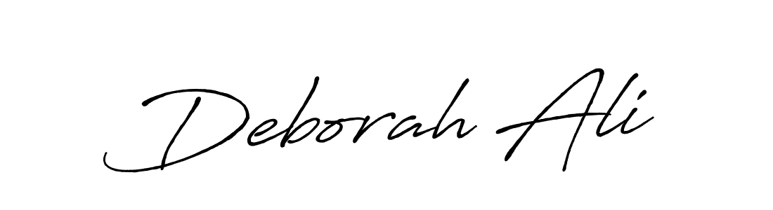 Make a short Deborah Ali signature style. Manage your documents anywhere anytime using Antro_Vectra_Bolder. Create and add eSignatures, submit forms, share and send files easily. Deborah Ali signature style 7 images and pictures png