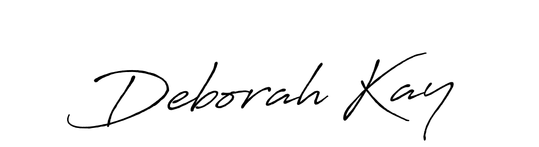 How to make Deborah Kay signature? Antro_Vectra_Bolder is a professional autograph style. Create handwritten signature for Deborah Kay name. Deborah Kay signature style 7 images and pictures png