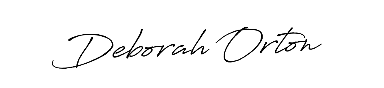 Use a signature maker to create a handwritten signature online. With this signature software, you can design (Antro_Vectra_Bolder) your own signature for name Deborah Orton. Deborah Orton signature style 7 images and pictures png