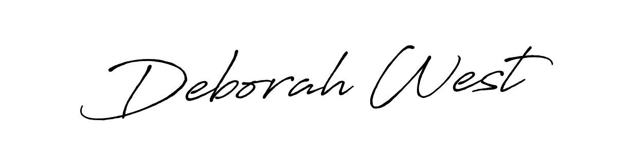 Antro_Vectra_Bolder is a professional signature style that is perfect for those who want to add a touch of class to their signature. It is also a great choice for those who want to make their signature more unique. Get Deborah West name to fancy signature for free. Deborah West signature style 7 images and pictures png